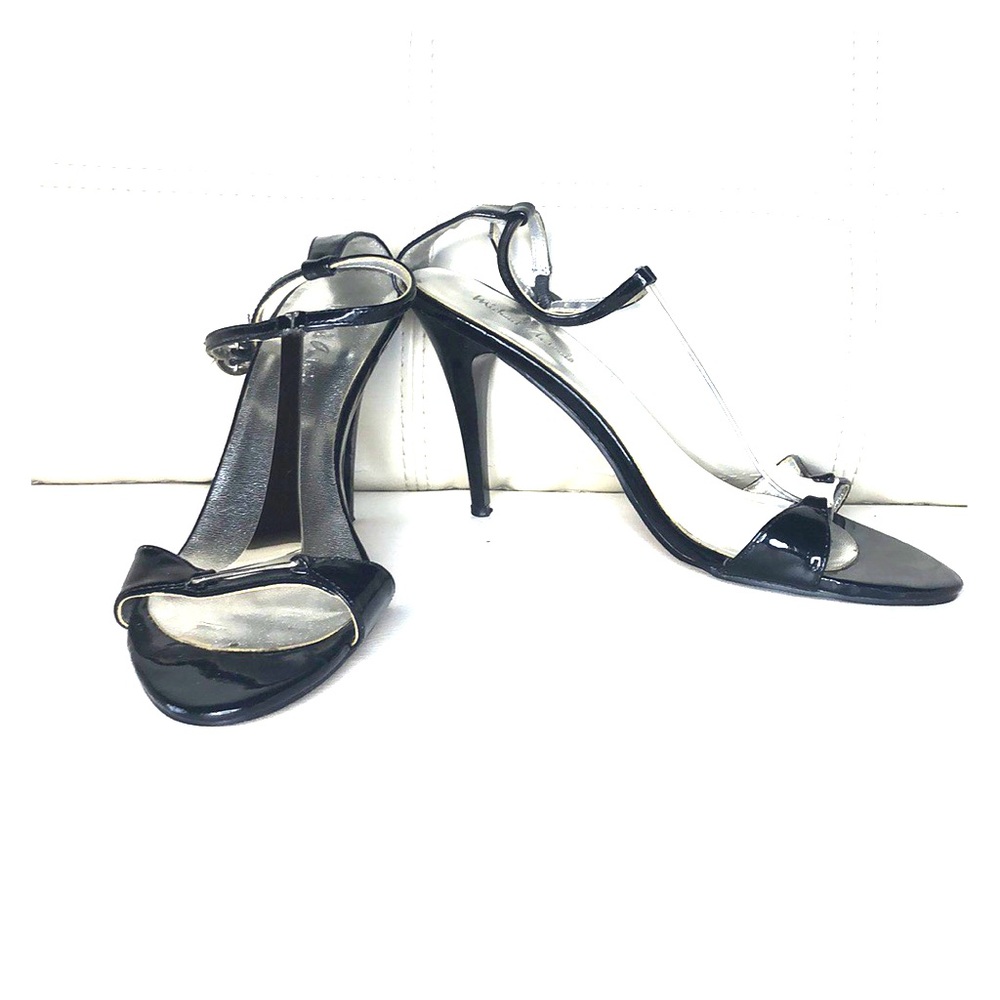 Michael Antonio Black Heels with silver accent